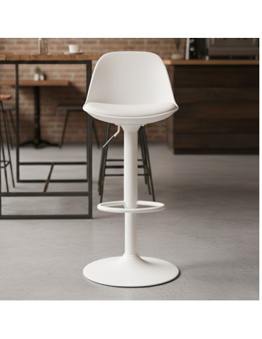 Taburete PALDO blanco