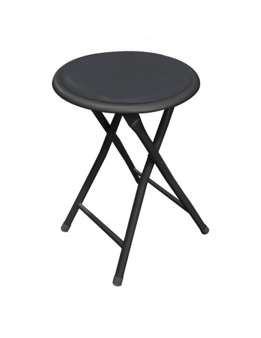 Taburete PLEGABLE negro