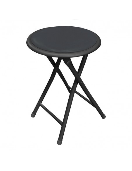 Taburete PLEGABLE negro