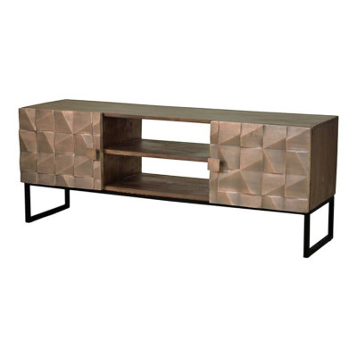 Mueble TV HITA de Madera y Hierro - Estilo Único