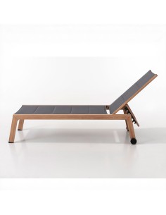 Tumbona OLIVIA antracita 2