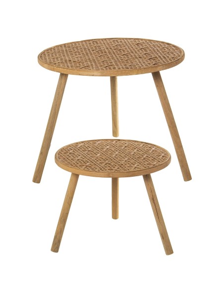 Set 2 mesitas BAMBU