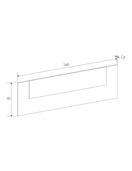 Cabecero AURA mauvella 160cm