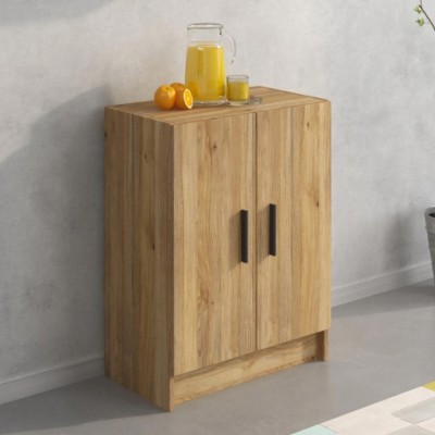 Bajo 2 Puertas AURA Mauvella - Mueble Auxiliar Minimalista