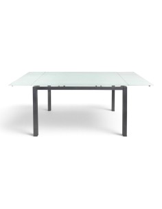 Mesa de cocina CRISTAL blanco