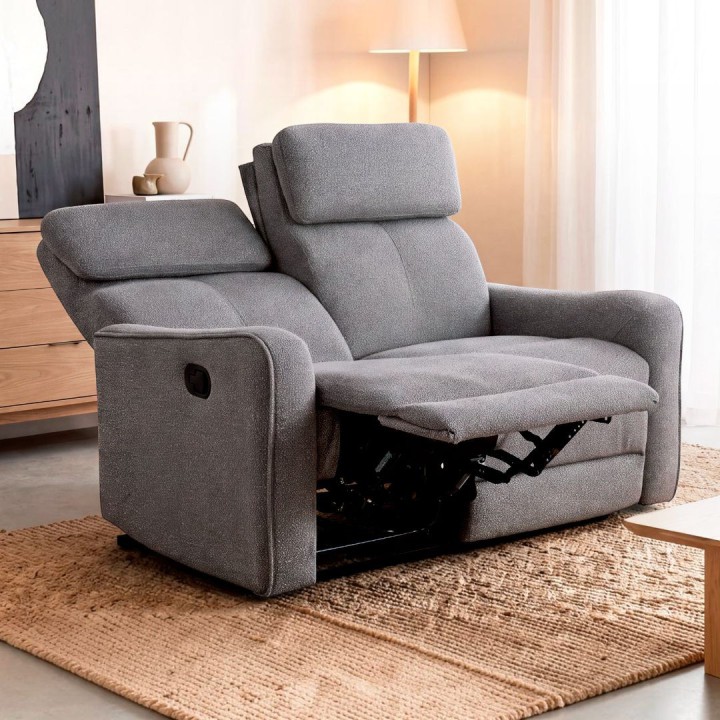 Sofa 2p PILOT relax gris