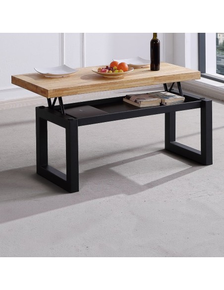 Mesa de centro ROBLE blanco