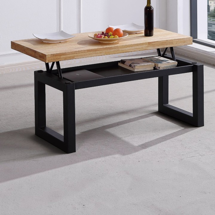 Mesa de centro ROBLE blanco
