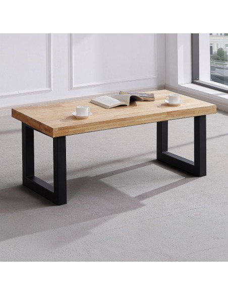 Mesa de centro ROBLE blanco