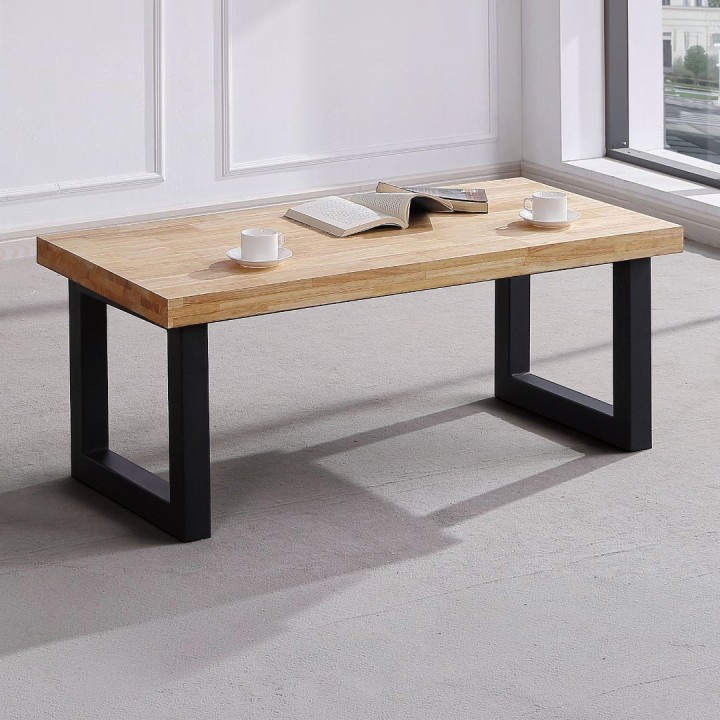 Mesa de centro ROBLE blanco
