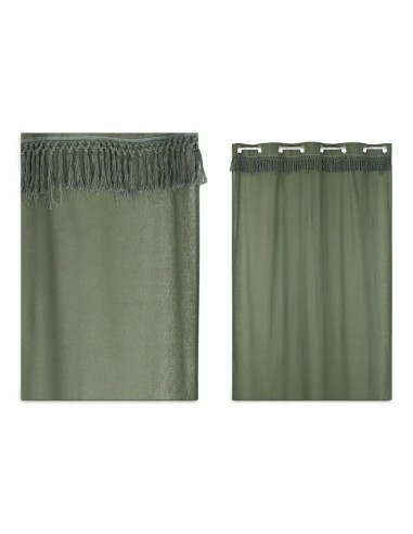 Cortina 383 FLECOS verde