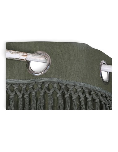 Cortina 383 FLECOS verde