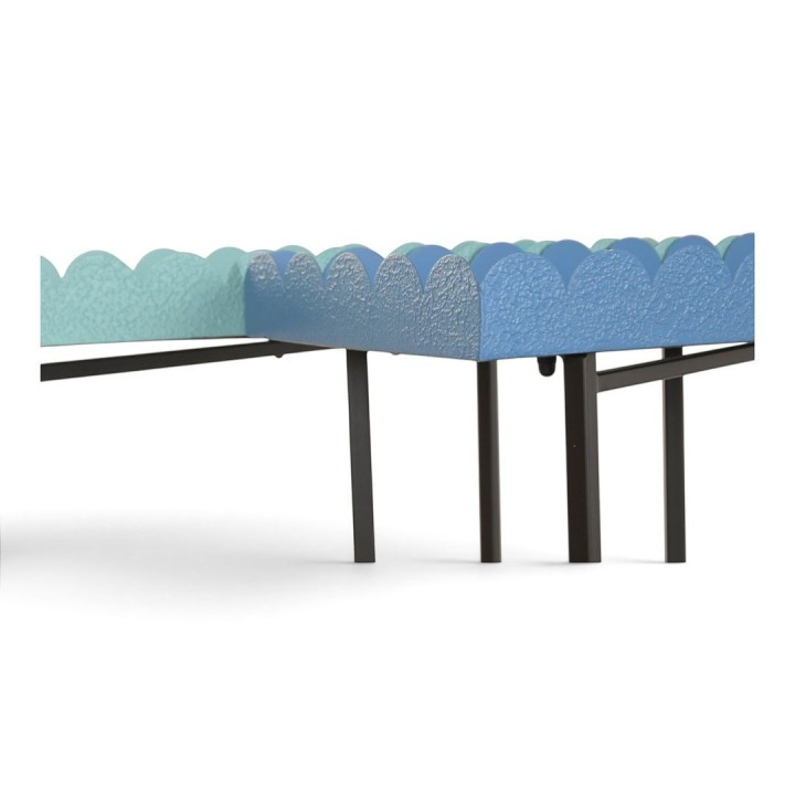 Mesita aux. ARCOS azul individual