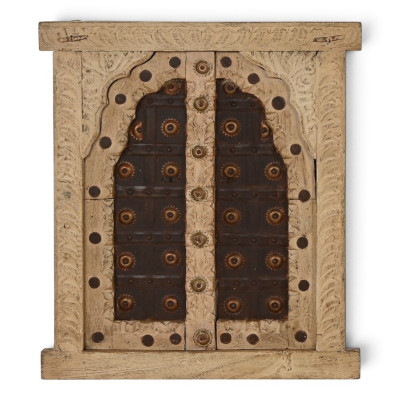 Decoración TECA ventana beige