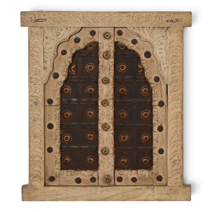 Decoración TECA ventana beige