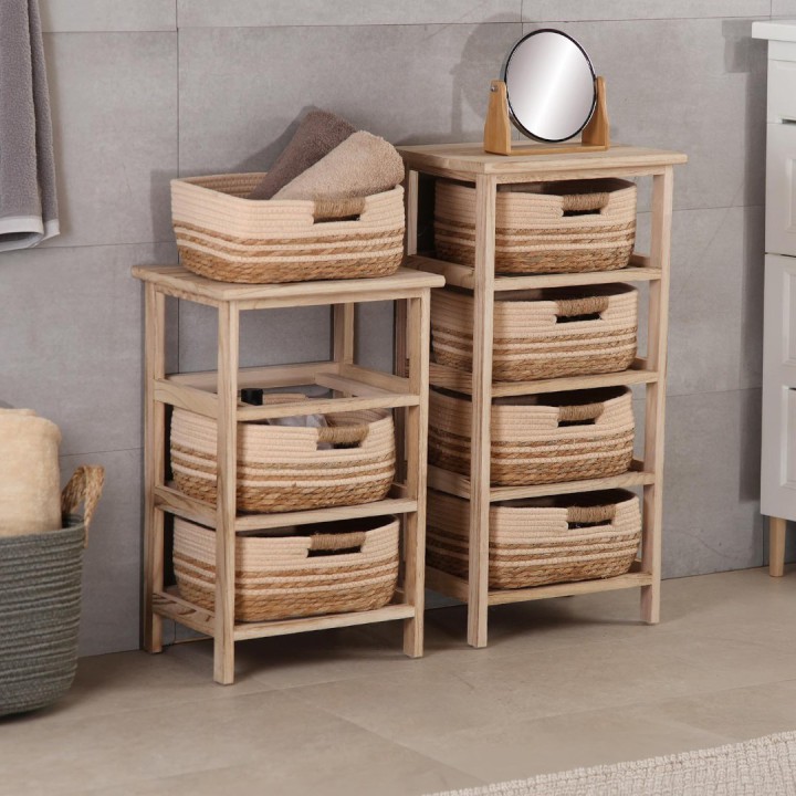 Cajonera BAÑO beige 3/C