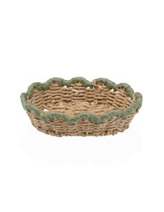 Cesta TRENZADA verde