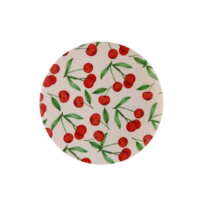 Plato redondo CEREZAS 20cm