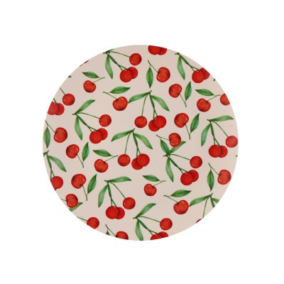 Plato redondo CEREZAS 25cm