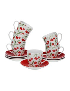 Set 6 tazas de te CHERRIES
