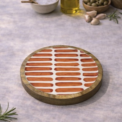 Bandeja 25x2 RAYAS coral