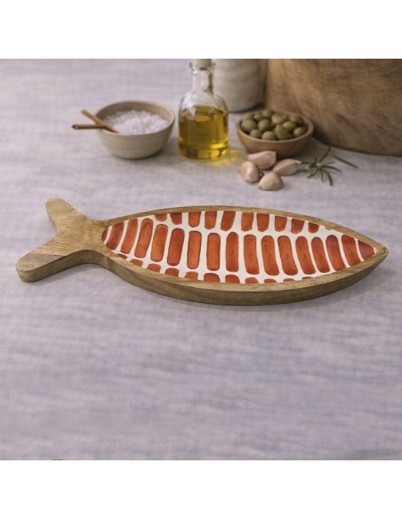 Bandeja PEZ RAYAS coral