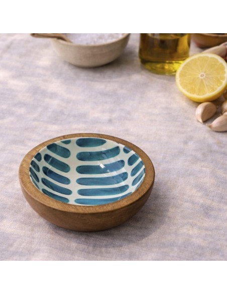 Bol RAYAS azul 13x6