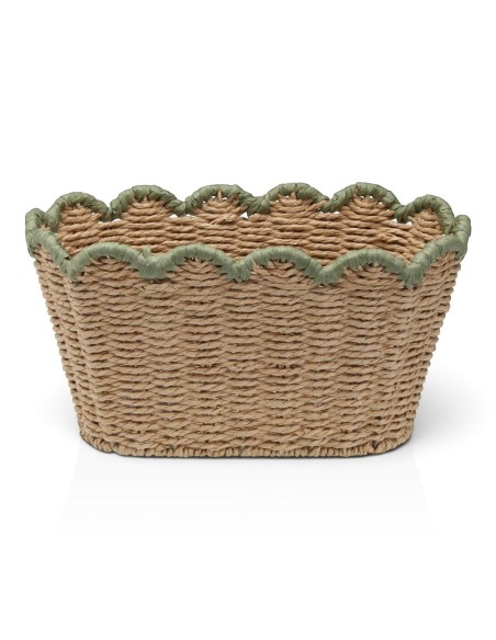 Cesta  055 TRENZADA verde