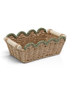 Cesta 052 TRENZADA verde