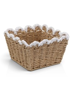 Cesta 048 TRENZADA blanco