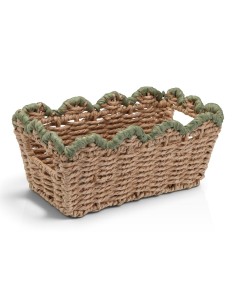 Cesta 043 TRENZADA verde