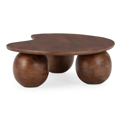 Mesa Centro Alisha Marrón 107 cm - Estilo Elegante y Funcional
