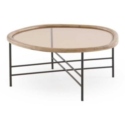 Mesa de centro METAL/CRISTAL 772