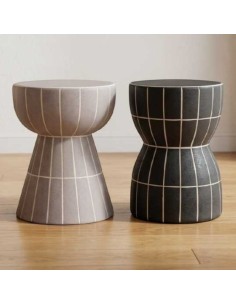 Taburete aux CERÁMICA gris