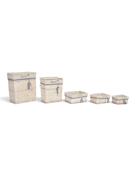 Cesta PECES beige Mgrande