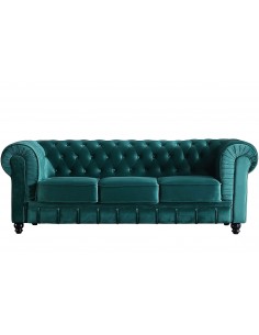 Sofá CHESTERFIELD 3p verde