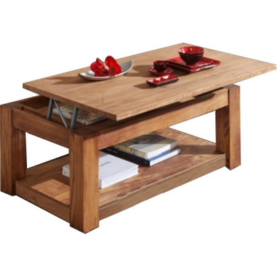 Mesa de centro con revistero y tapa elevable AIHAB