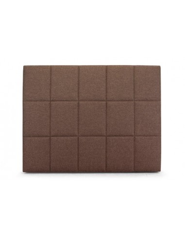 Cabecero CUADROS 110 cm polipiel choco