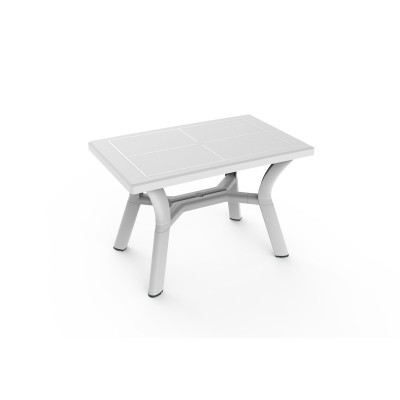 Mesa DALIA blanca - Mesa rectangular para exterior