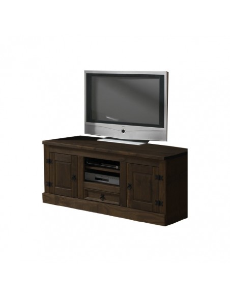 Mueble tv madera 2 puertas + 1 cajón NEBRASKA