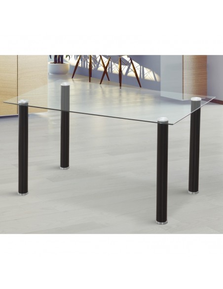 Mesa comedor YURI 140cm negro