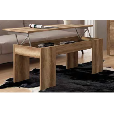 Mesa centro elevable LARA - Almacenaje elegante y funcional