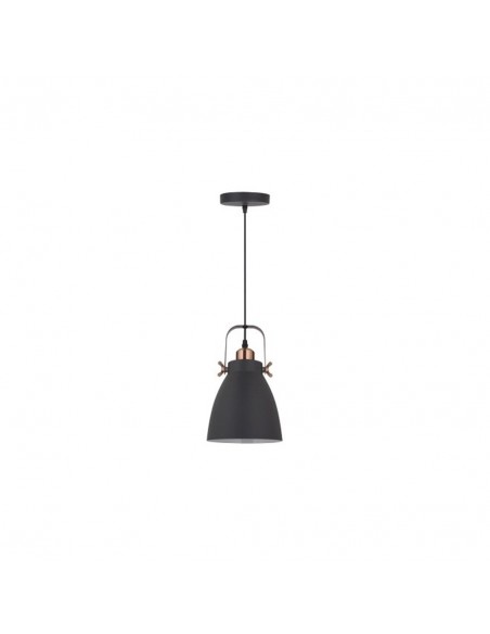 Lámpara SIDNEY E27 negro