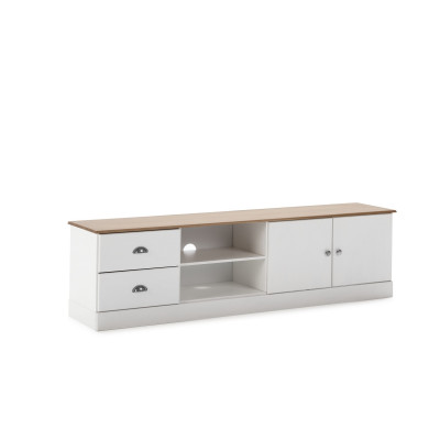 Mueble TV DUBLIN 180 cm blanco