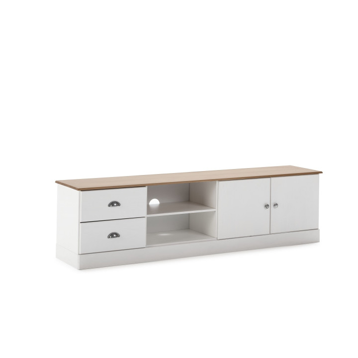 Mueble TV DUBLIN 180 cm blanco