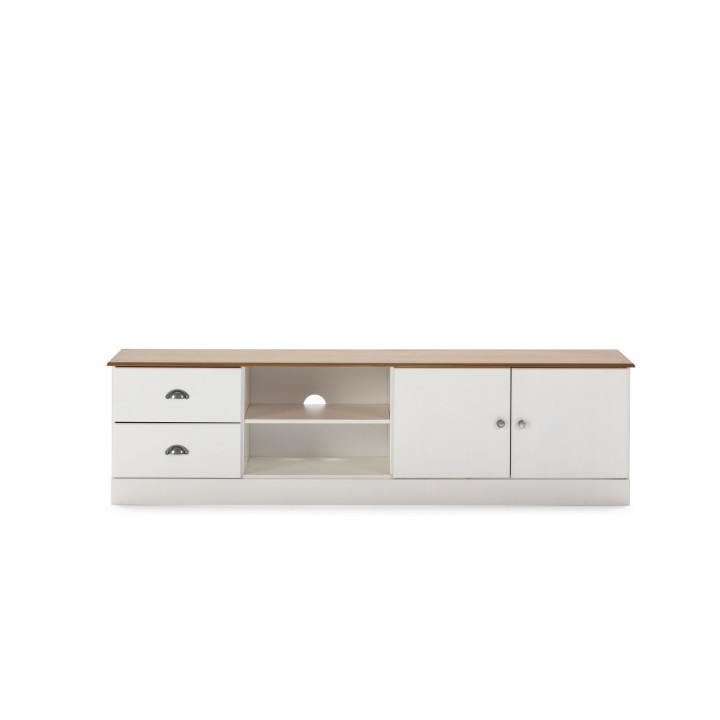 Mueble TV DUBLIN 180 cm blanco