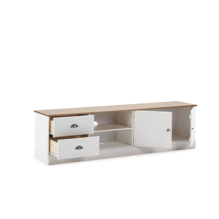Mueble TV DUBLIN 180 cm blanco