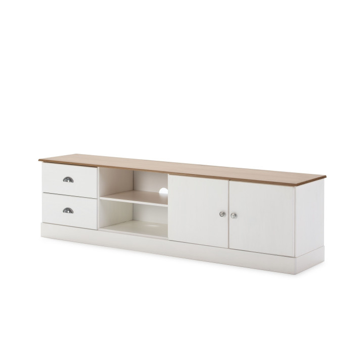Mueble TV DUBLIN 180 cm blanco