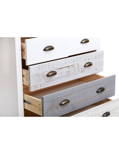 Cómoda ROMANTICA 3+2 cajones