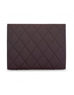 Cabecero ROMBO 110 cm polipiel chocolate 2